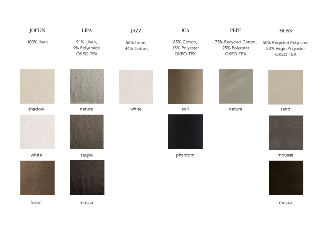 Curve Linen Sofa Collection - Design Vintage