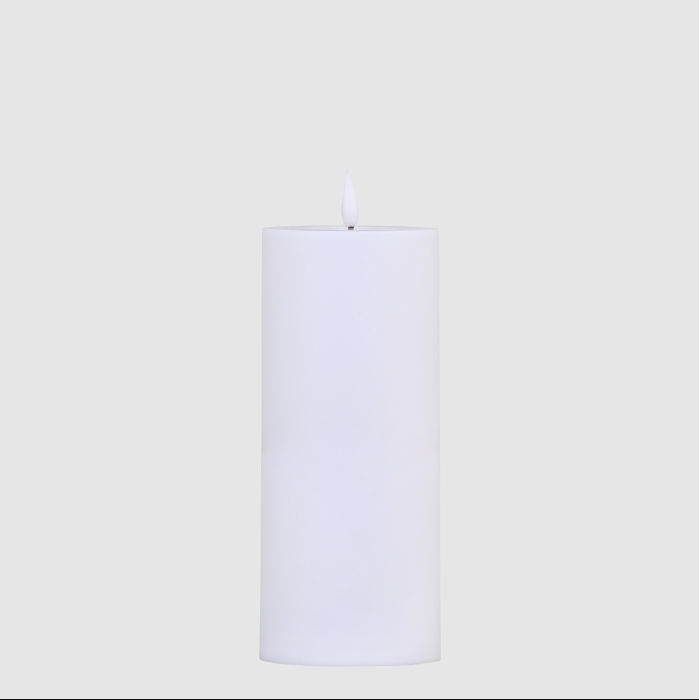 White LED Pillar Candle