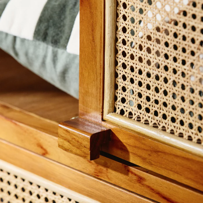 Teak & Cane Cabinet