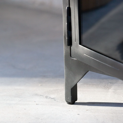 Black Iron Living Cabinet