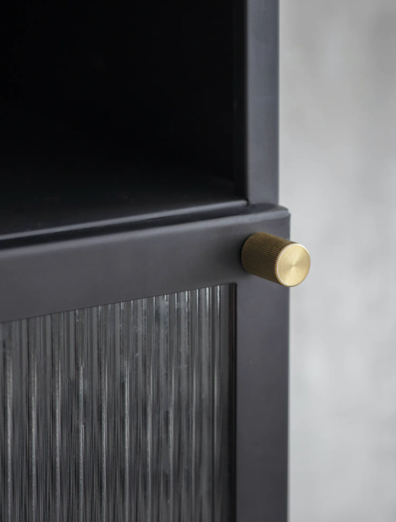 Black Steel Bathroom Cabinet - Design Vintage