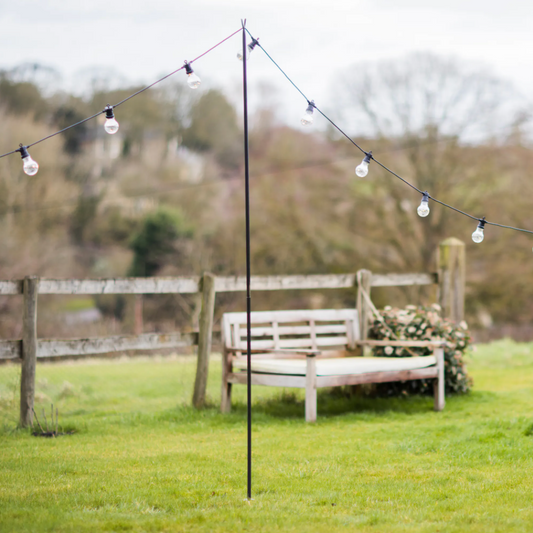 Festoon Lights Pole - Design Vintage