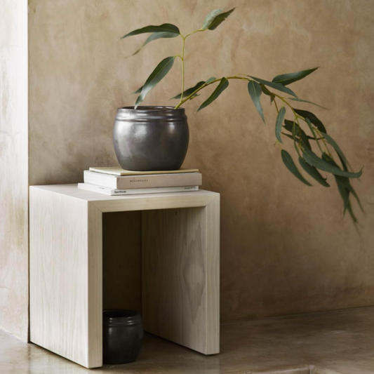 Phantom Glazed Ceramic Planter - Design Vintage