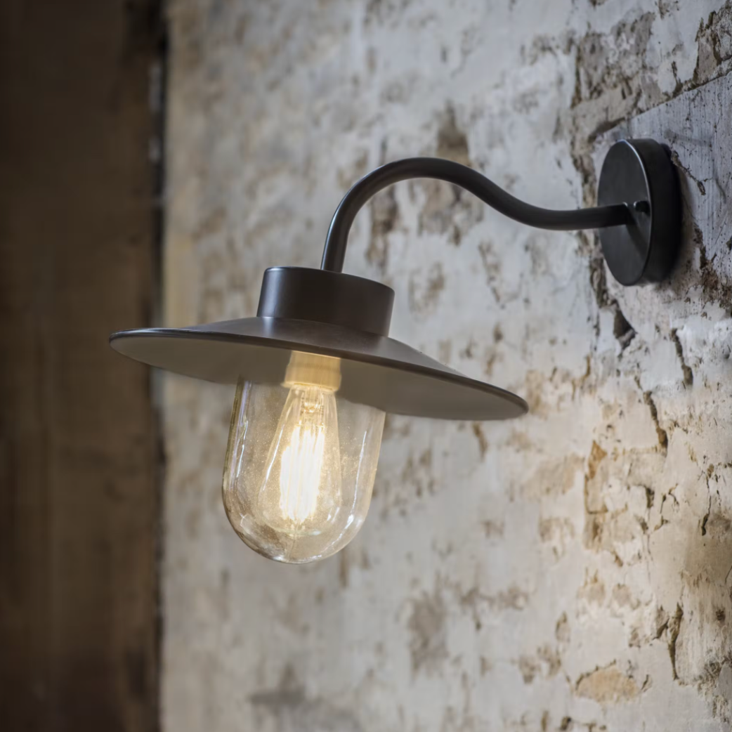 Swan Neck Outdoor Wall Light - Design Vintage