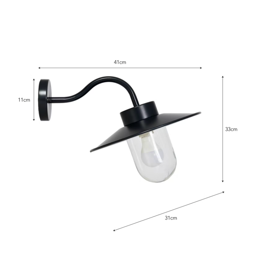 Swan Neck Outdoor Wall Light - Design Vintage