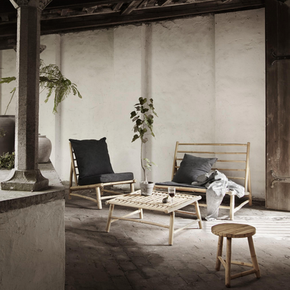 Bamboo Lounge Couch - Design Vintage