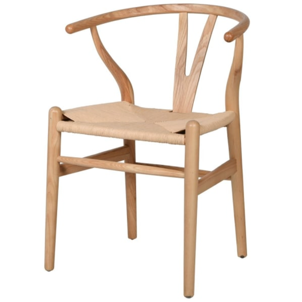 Wishbone Elm Dining Chair - Design Vintage