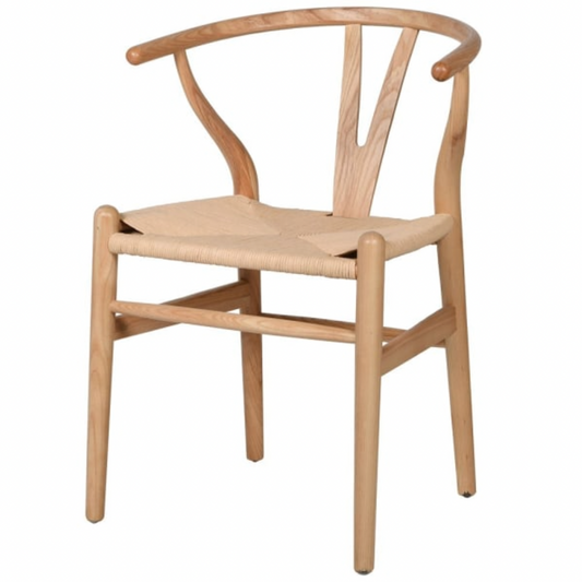Wishbone Elm Dining Chair - Design Vintage