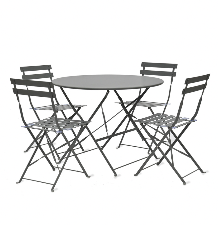 Carbon Bistro Dining Set - Design Vintage