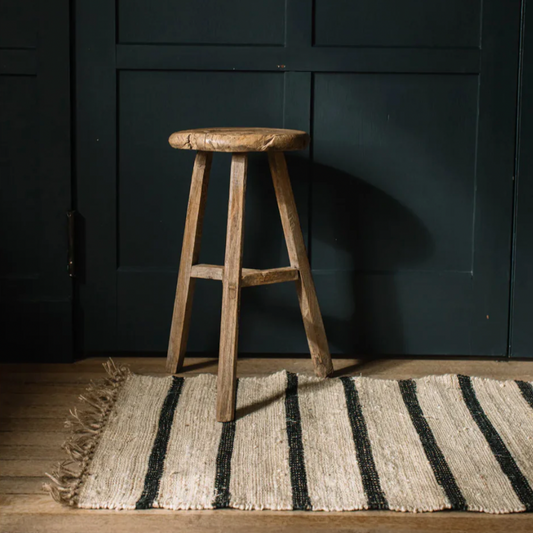 Striped Woven Rug - Design Vintage