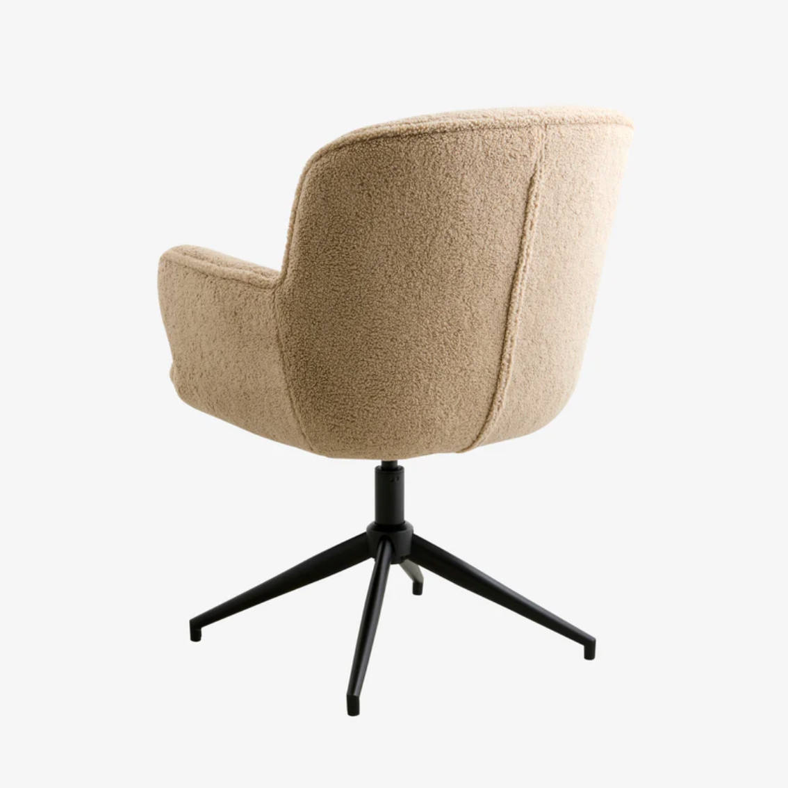Leah Boucle Office Chair - Design Vintage