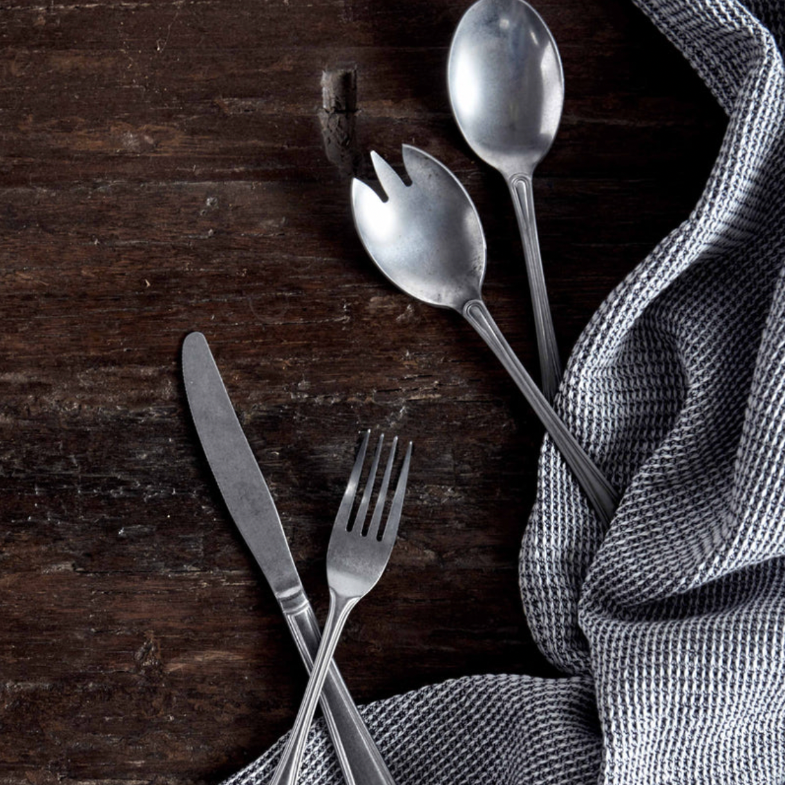 Set of Salt & Pepper Tea Towels - Design Vintage