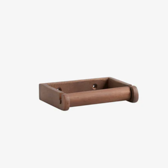 Acacia Toilet Roll Holder - Design Vintage