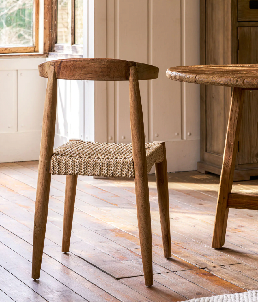 Set of Reclaimed Teak Chairs