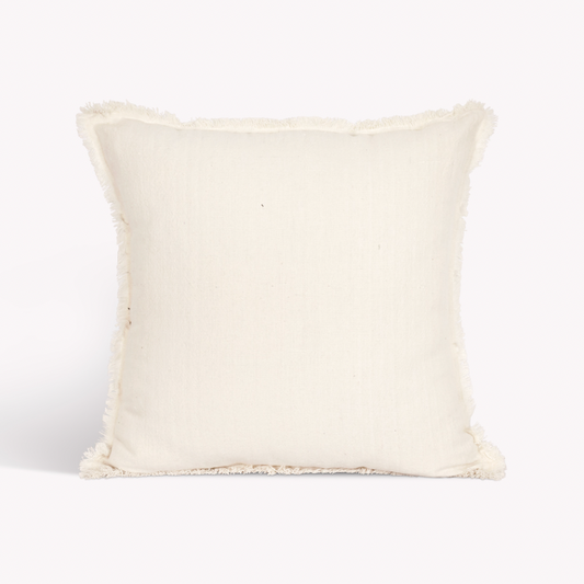 Ivory Frill Cushion