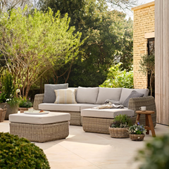 Rattan Outdoor Corner Sofa Set