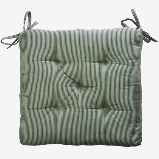 Laurel Stripe Seat Cushion - Design Vintage