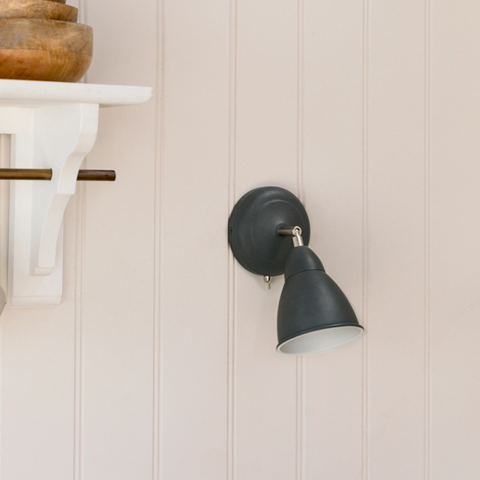 Carbon Steel Wall Light - Design Vintage
