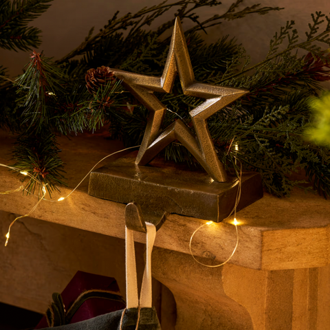 Brass Christmas Stocking Hook