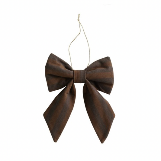 Cotton Stripe Bow