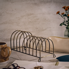 Antique Brass Storage Rack