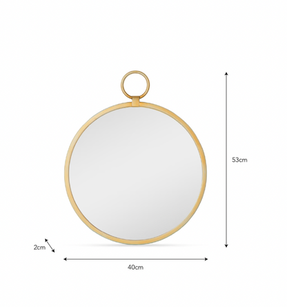 Bronze Loop Mirror