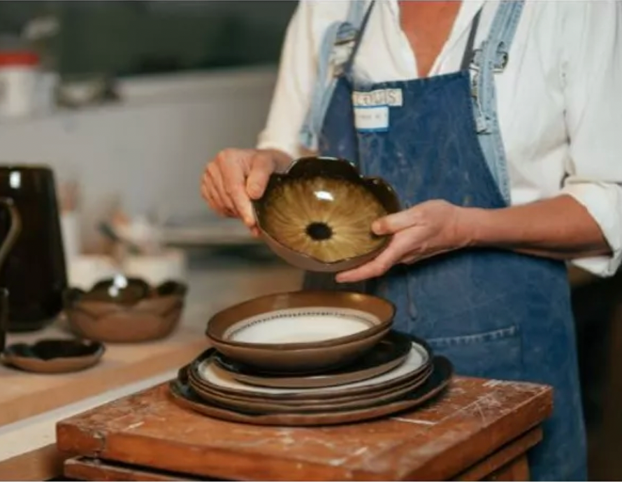 Set of Cycle Stoneware Bowls - Design Vintage