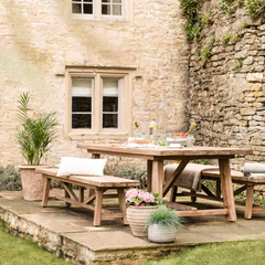 Solid Acacia Wood Outdoor Table