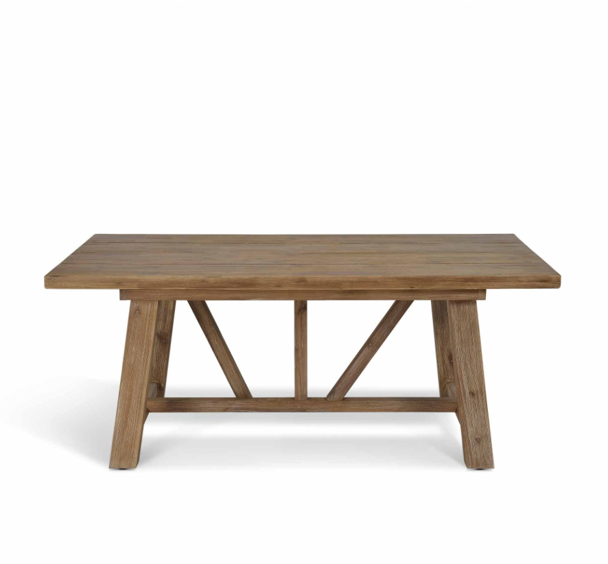 Solid Acacia Wood Outdoor Table - Design Vintage