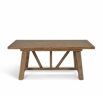 Solid Acacia Wood Outdoor Table - Design Vintage