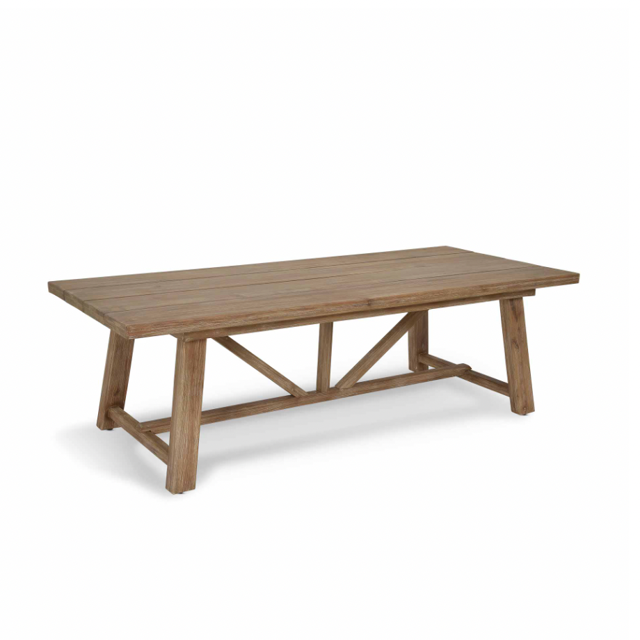 Solid Acacia Wood Outdoor Table - Design Vintage