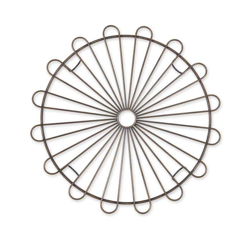 Antique Brass Cake Rack - Design Vintage