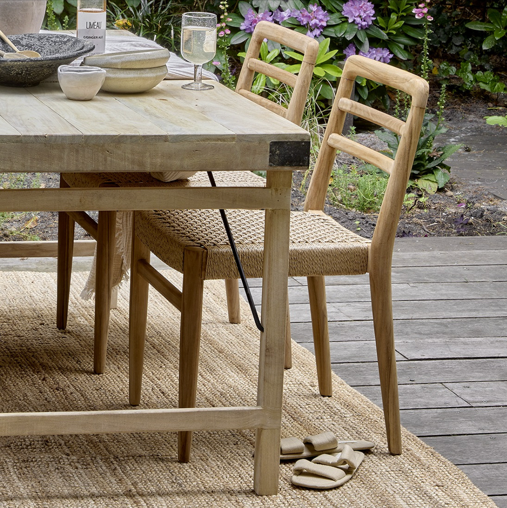 Solid Teak Outdoor Dining Chair