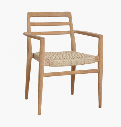 Solid Teak Outdoor Arm Chair
