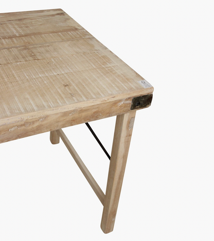 Limewash Folding Dining Table - Design Vintage