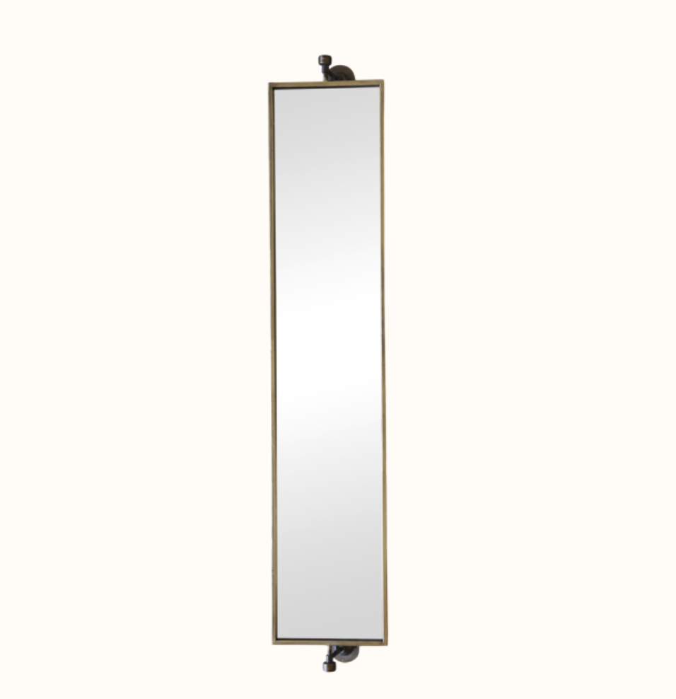 Antique Brass Swivel Mirrors - Design Vintage