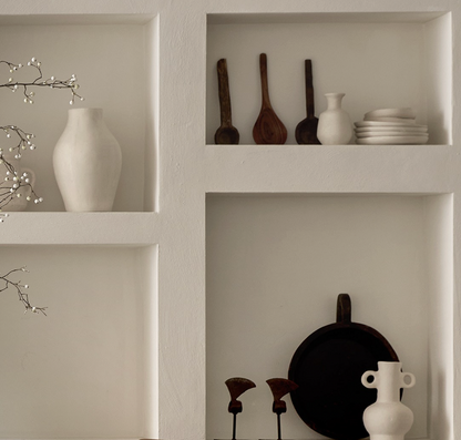 Saya Limestone Vase - Design Vintage