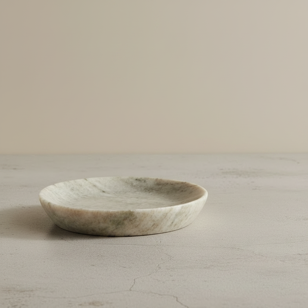 Beige Marble Dish