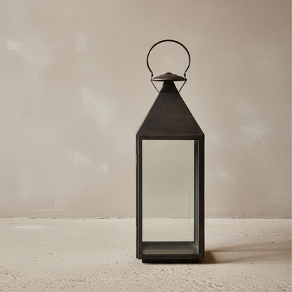 Handmade Oxidized Brass Lantern