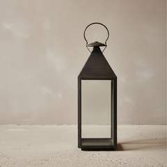 Handmade Oxidized Brass Lantern