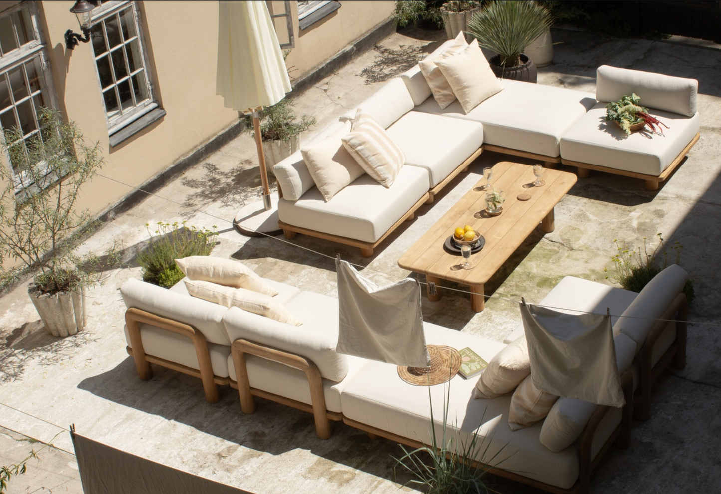 Reclaimed Teak Modular Seating