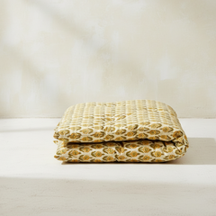 Ochre Floral Mattress Cushion