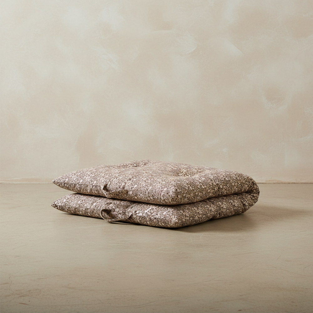 Plum Floral Mattress Cushion