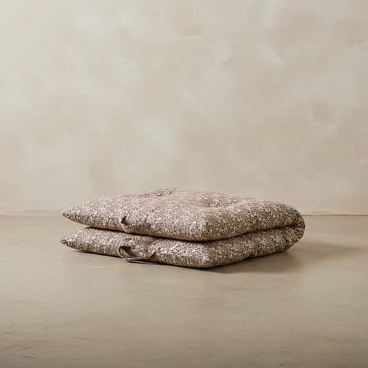 Plum Floral Mattress Cushion