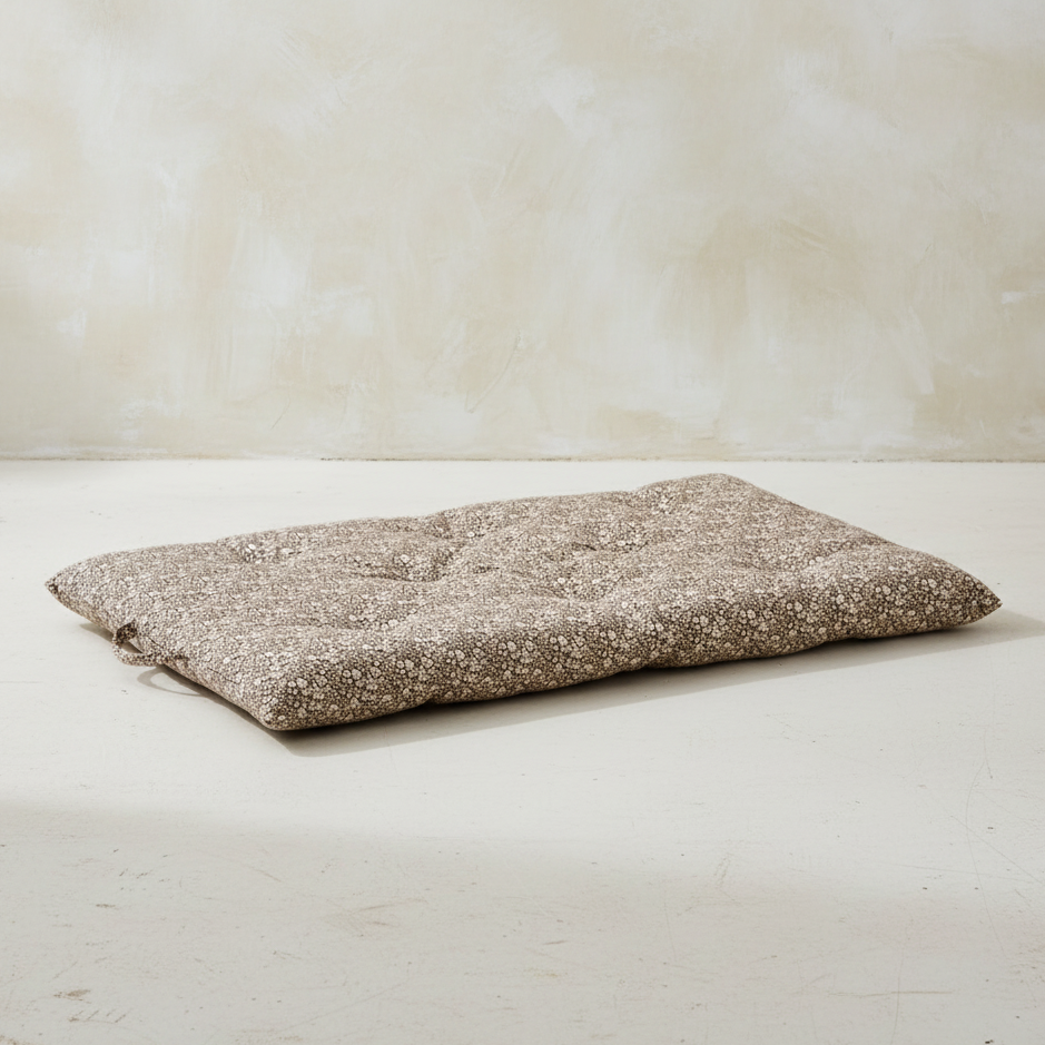 Plum Floral Mattress Cushion