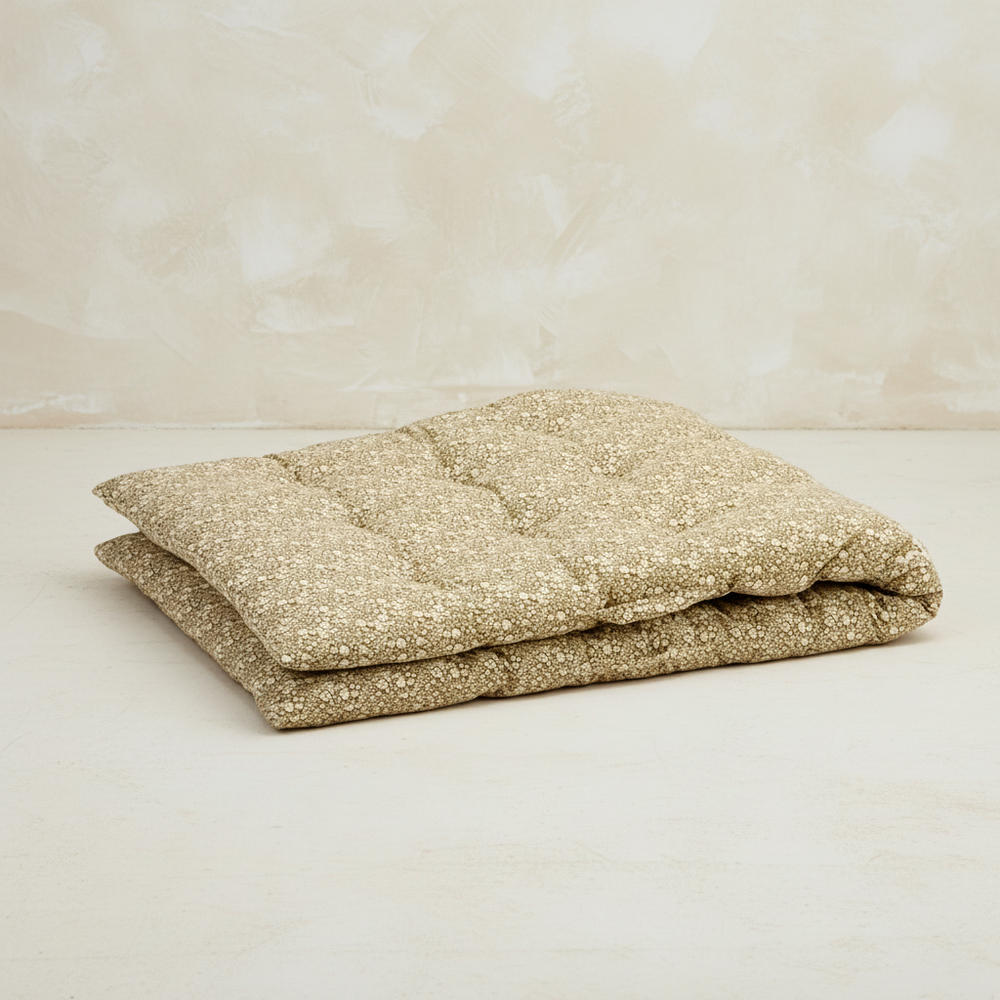 Caramel Floral Mattress Cushion
