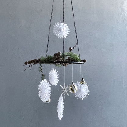 Set of 12 Snowflake Decorations