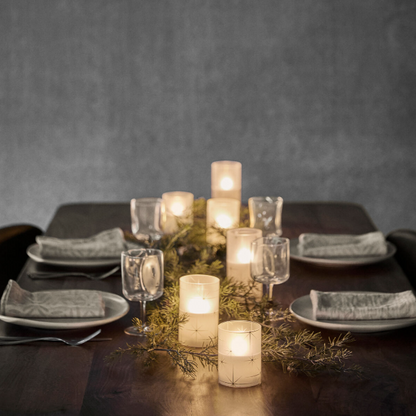 Set of 3 Star LED Candles