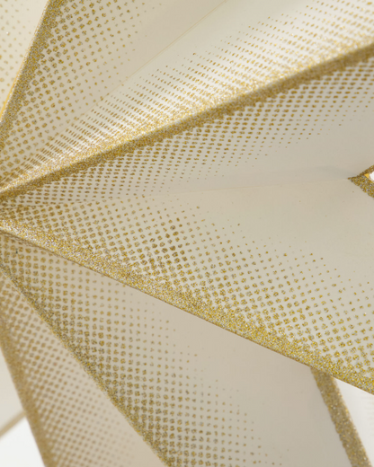 Champagne 9 Point Paper Star