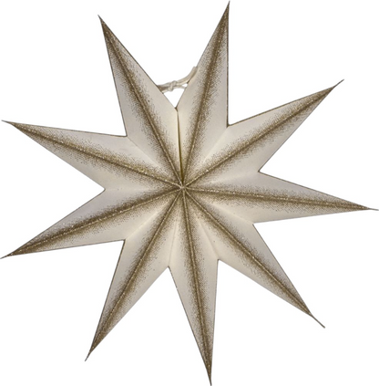 Champagne 9 Point Paper Star